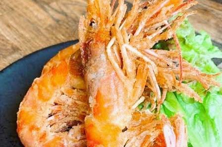 赤海老のサクサク揚げ(2匹)