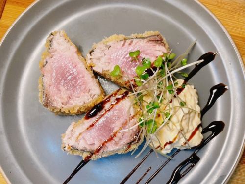 鰹のレアフライ