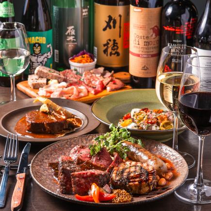 BISTRO ZEXAL 계절의 맡김 코스 8.000엔(부가세 포함)