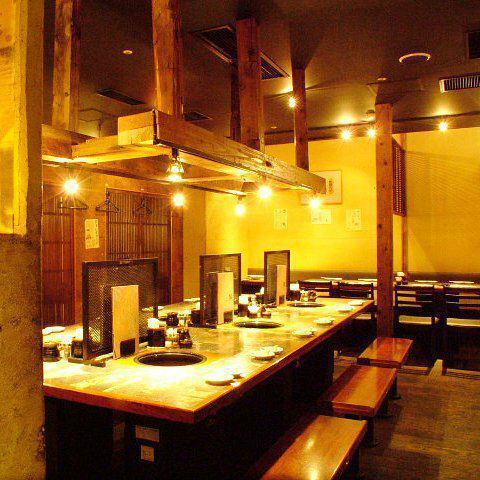 デートや女子同士の焼肉にお薦め♪美味しいお肉を食べながら、ついつい寛いじゃう☆