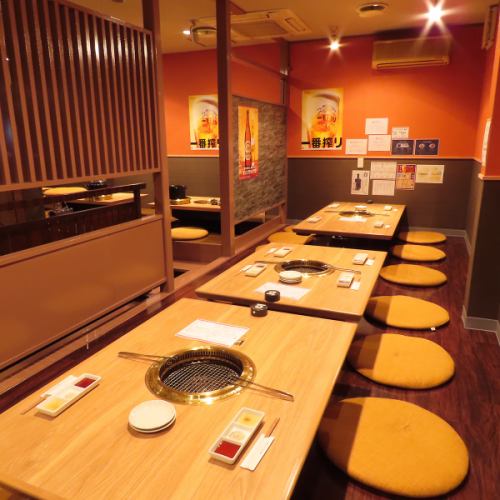 大人数でのご利用にもピッタリのお席です。