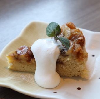 焦がしキャラメルバナナケーキ