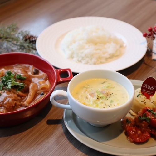 大吉ポークの煮込みハンバーグ