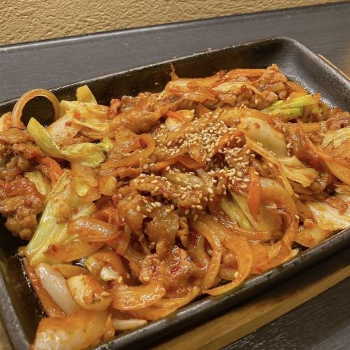 豚肉コチュジャン炒め