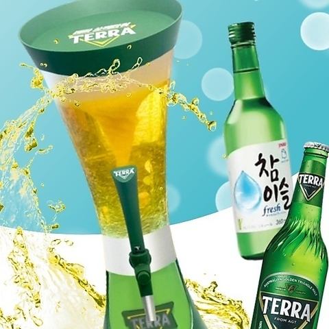 韓国で大人気のビール×焼酎の夢の組み合わせ！