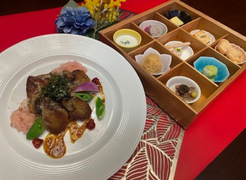 今月のおすすめ【前菜９種付】　￥2450（税込）