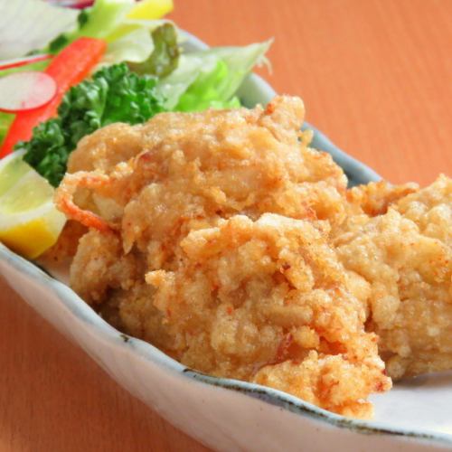 Made with domestic chicken! Deep fried young chicken!