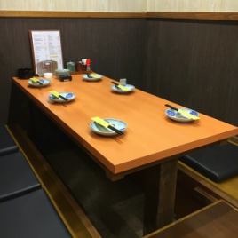 [6 people OK!] Horigotatsu tatami room non-smoking seat (with partition)