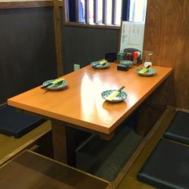 [4 people OK!] Horigotatsu tatami room non-smoking seat (with partition)