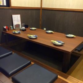 [Suitable for 6 people!] Private smoking room in Horikotatsu tatami room
