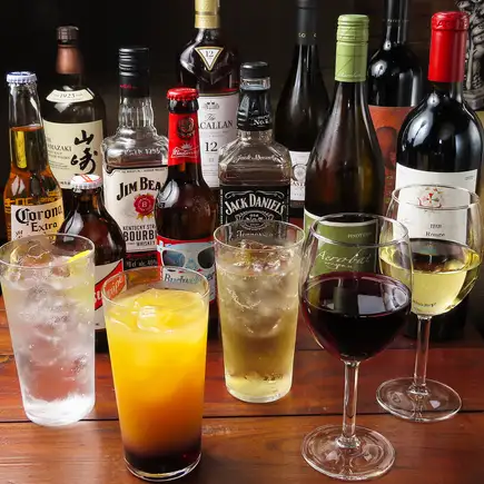 《2時間飲み放題■単品飲み放題コース》全30種類以上♪2名様よりご利用可！