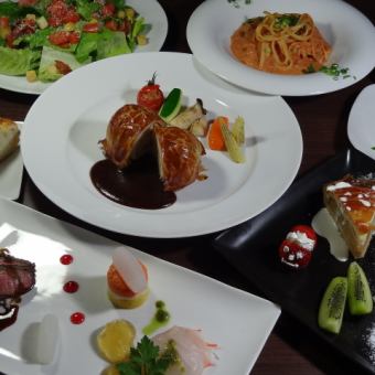 ★聖誕特餐★ 包含香草烤大仙雞在內的7道菜♪