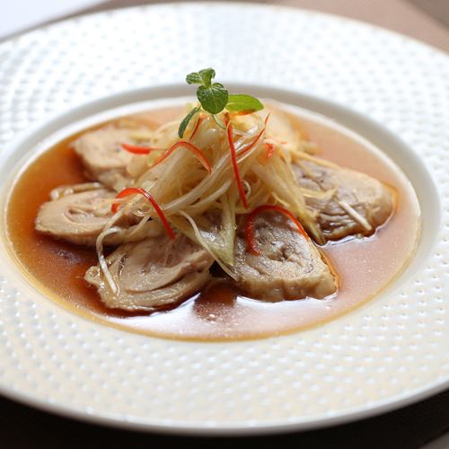 Steamed chicken cold dish