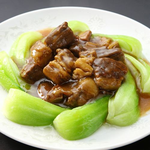 Stewed beef belly