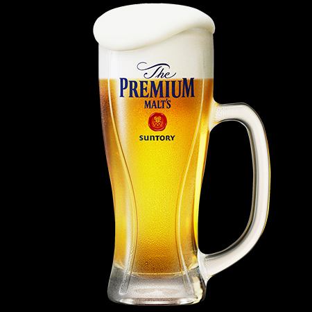 The Premium Malt's [Medium draft beer mug]