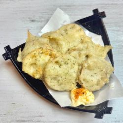レンコンの磯部揚げ