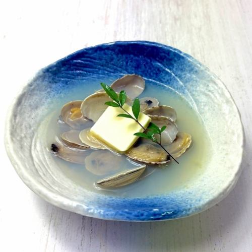 あさり酒蒸しバター