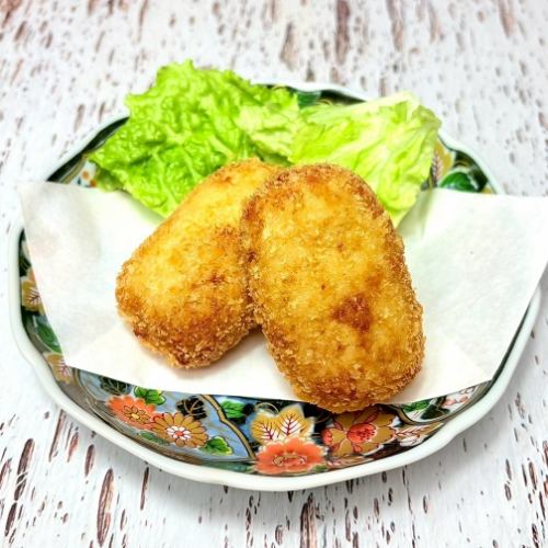手作りカニクリームコロッケ