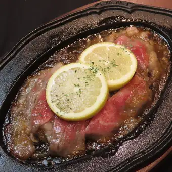 A5黒毛和牛のレモンステーキ