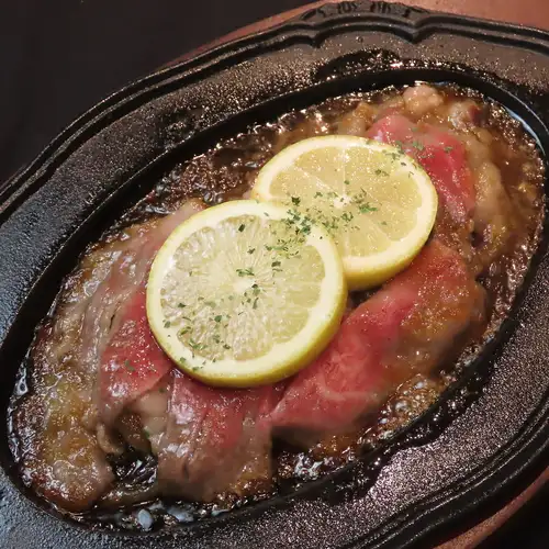 A5黒毛和牛のレモンステーキ