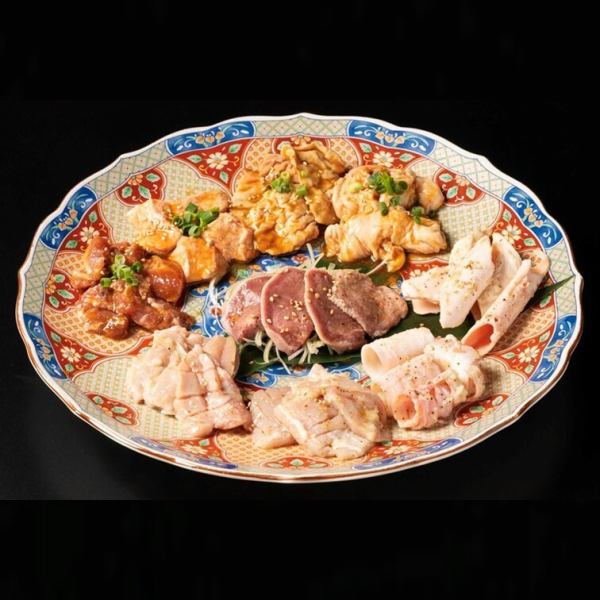 【店主厳選のホルモン9種】しま田盛り