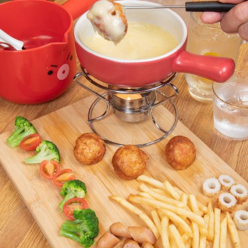 Cheese fondue for 2 people