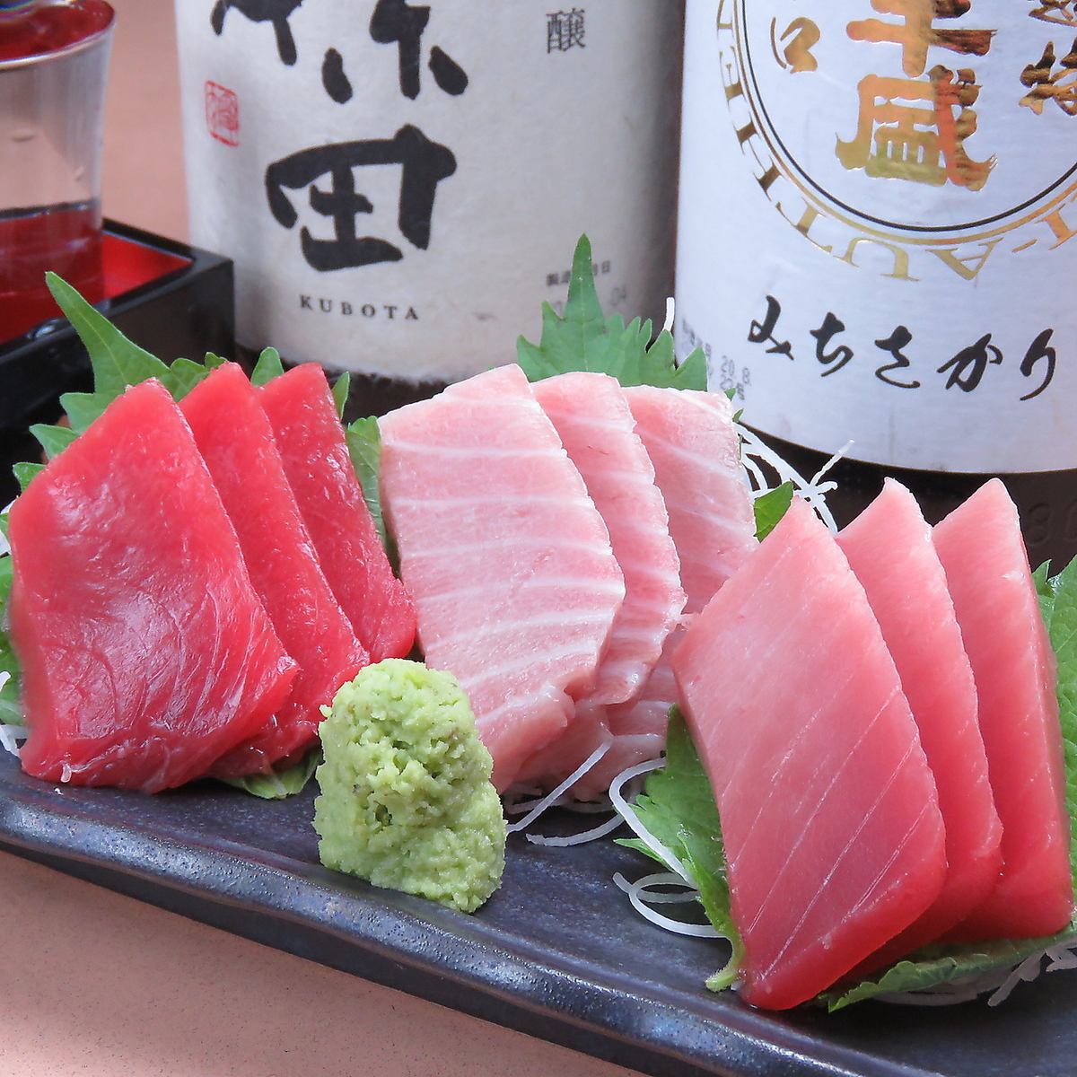 Recommended fresh tuna is available not only for sashimi but also for steak ♪