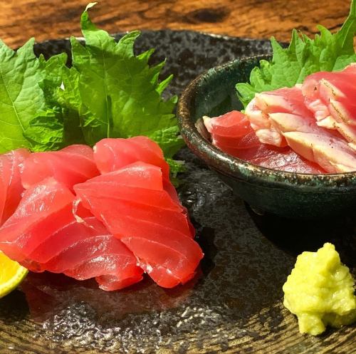 天然生まぐろの赤身盛り