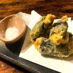 まぐろの磯部揚げ