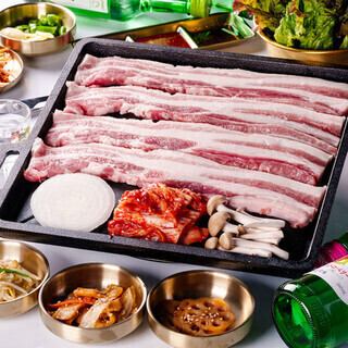 2時間飲み放題付「金ちゃんコース」【全7品/4500円】