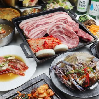 2時間飲み放題付金ちゃん特選コース【9品6500円】