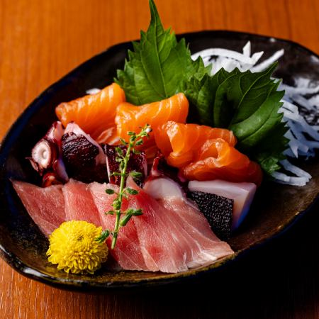 本日の刺身盛合わせ　3品