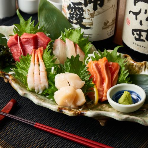 本日の刺身盛合わせ　5品