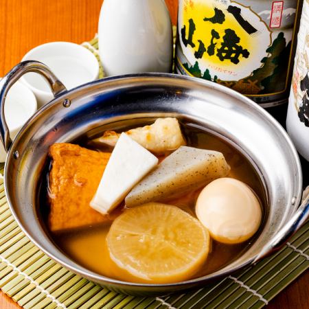 味に自慢！おでんの盛り合わせ