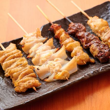 おまかせ5本串盛り