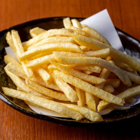 ポテトフライと抹茶塩