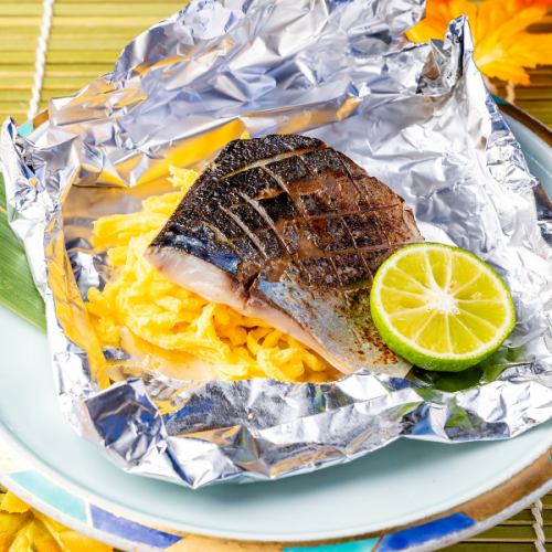 鯖のホイル焼き