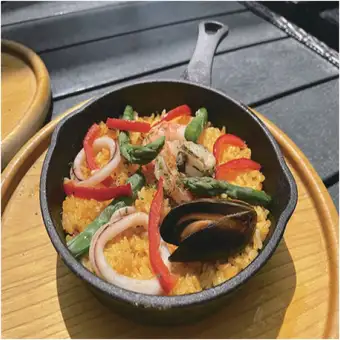 海鮮パエリア