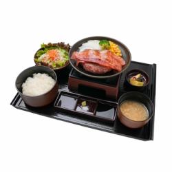 とろけるベーコンハンバーグ御膳　Mサイズ[200ｇ]