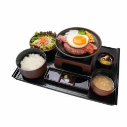 とろけるベーコンエッグハンバーグ御膳　LLサイズ[300ｇ]