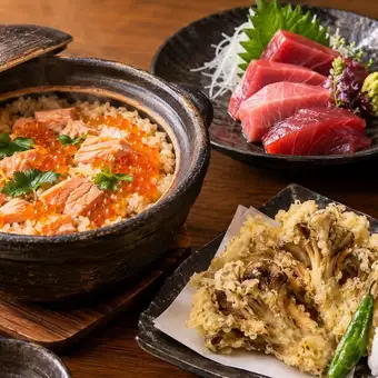 6500⇒5000【お得】【特別限定】前日OK！牛たん焼・お刺身～はらこ飯まで！スペシャル宴会コース