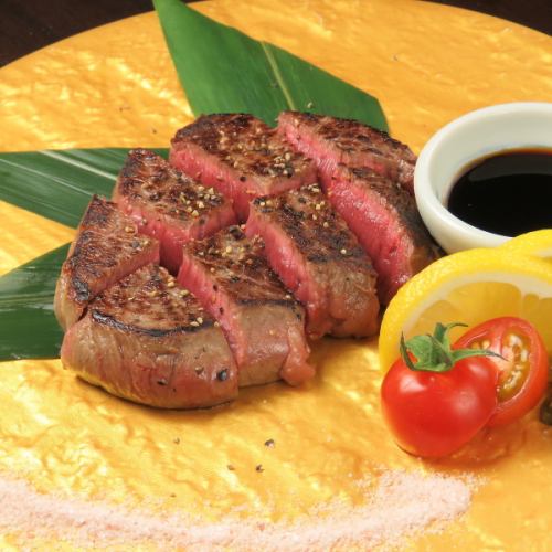 Specially selected black red meat steak