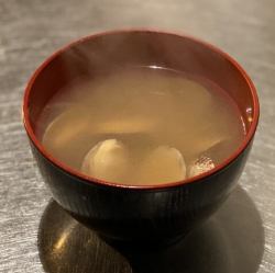 蛤蜊味噌湯