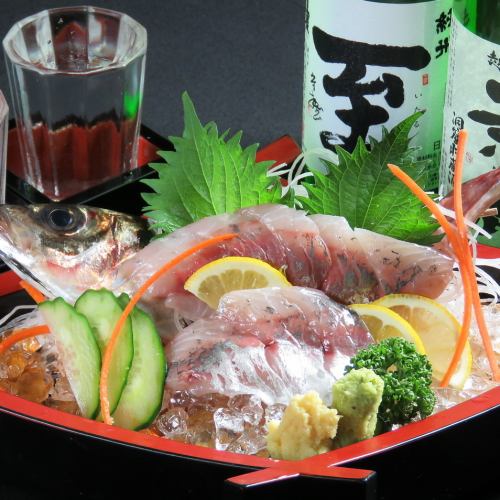 佐渡沖鮮魚に日本酒！！