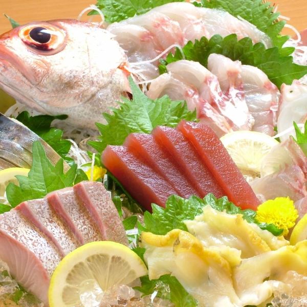 佐渡沖鮮魚を銘々盛りで！