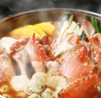 ちゃんこ北海鍋コース8,120円（税込）＜飲み放題付(L.O.90分)＞電話予約で7,900円(税込）