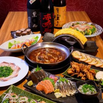 May 1st ~ <Matsu> Beef stew, 3 kinds of sashimi, seared pork, etc. 11 dishes in total, 120 minutes (90 minutes last order), all-you-can-drink for 5,000 yen