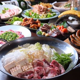 [Extreme] Overwhelming No. 1 in satisfaction and fullness!! Classic sukiyaki hotpot ♪ 11 dishes in total, 120 minutes (last order 90 minutes), all-you-can-drink, 6,000 yen (tax included)