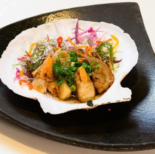 Classic! Grilled scallops with butter