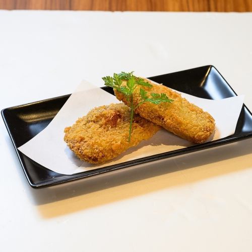 Black fried fishcake